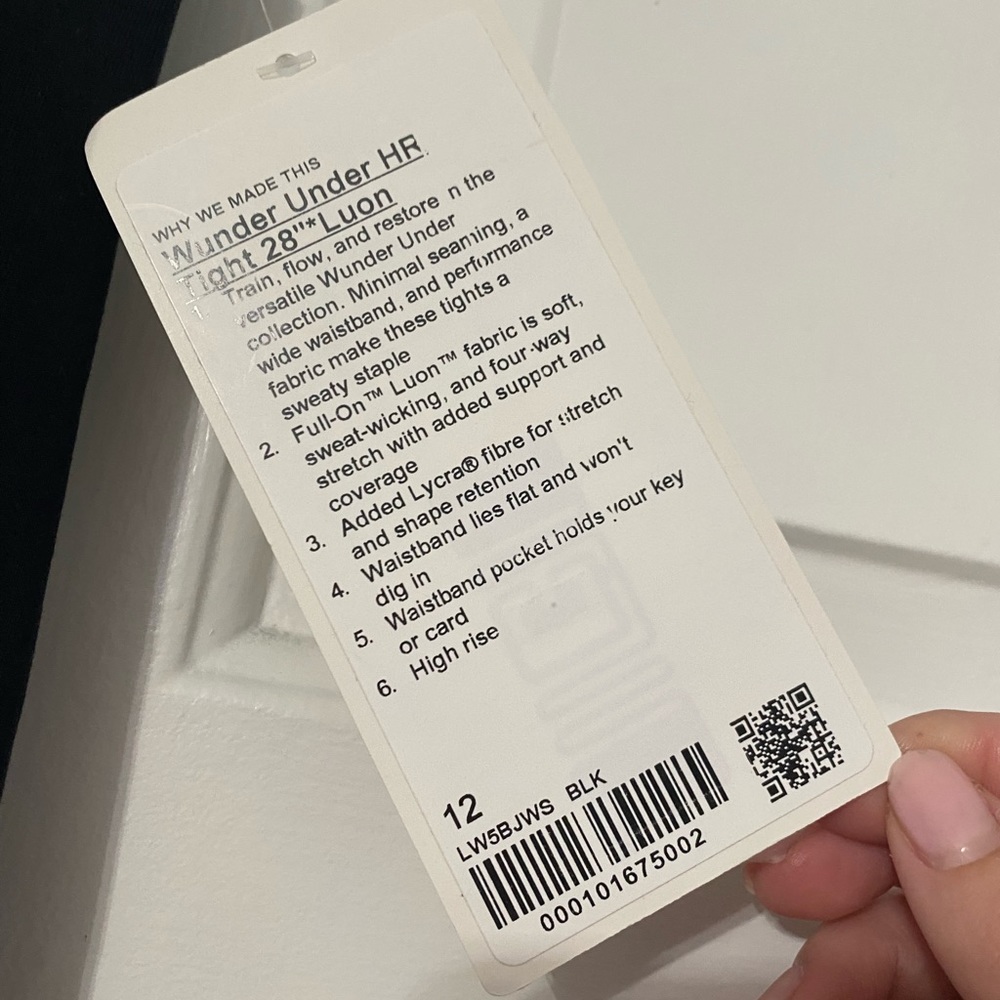 LuluLemon Wunder Under HR Tight 28” Luon